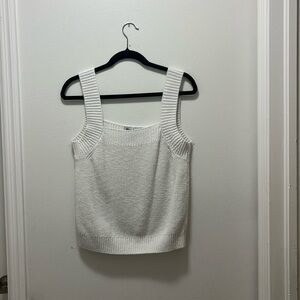 TOMMY‎ BAHAMA SANIBEL SQUARE COTTON BLEND NECK SWEATER TANK size s/p